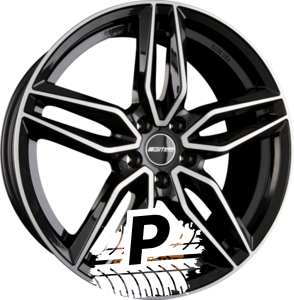 GMP Italia FASTEN Black Diamond 8.50 x 20 ET 45 5x108