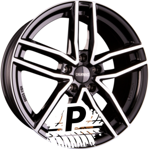 DEZENT TR DARK - Black Polished 7.00 x 17 ET 47 5x112