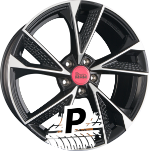 MAM MAM RS6 Black Front Polish (BFP) 7.50 x 17 ET 35.00 5x100