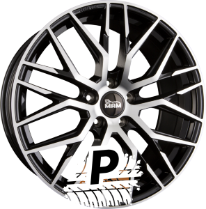 MAM MAM RS4 Black Front Polish (BFP) 7.50 x 17 ET 45.00 5x108